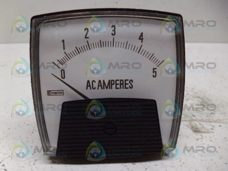 CROMPTON 013-75AA-LSLS-C6-B3 PANEL METER 5ACA NSMP