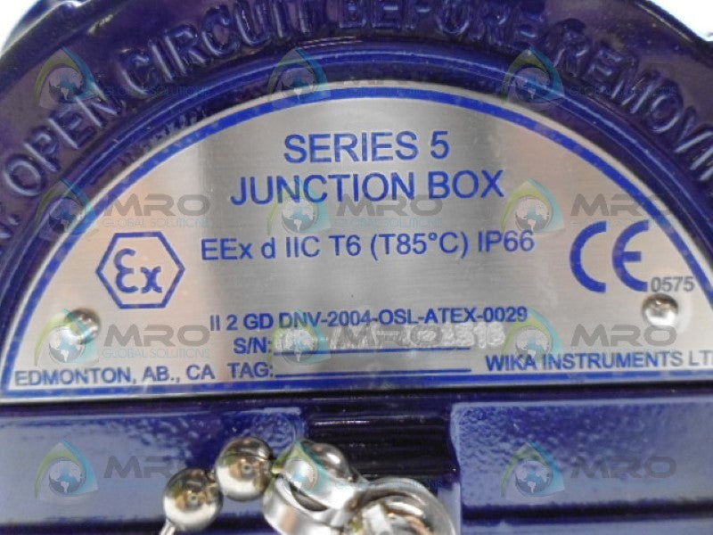 WIKA SERIES 5 JUNCTION BOX (AS PICTURED) NSNP
