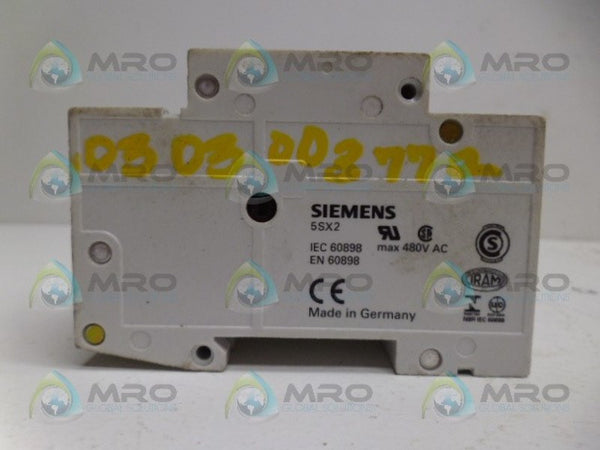 SIEMENS 5SX2320-8 CIRCUIT BREAKER 20A UNMP