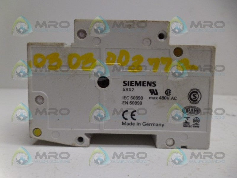SIEMENS 5SX2320-8 CIRCUIT BREAKER 20A UNMP
