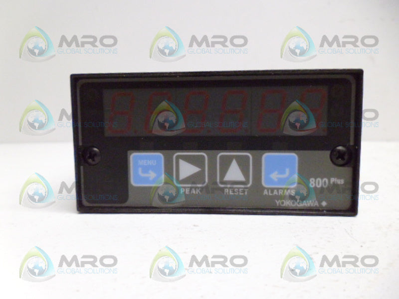YOKOGAWA Y820-00-0P1 DIGITAL METER 0-480 NSMP