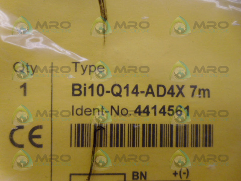 TURCK BI10-Q14-AD4X-7M RETANGULAR SENSOR NSMP