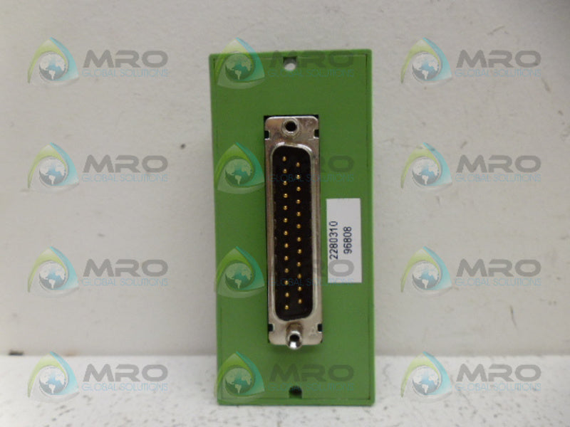 PHOENIX CONTACT DFLK26 CONNECTOR PANEL NSNP