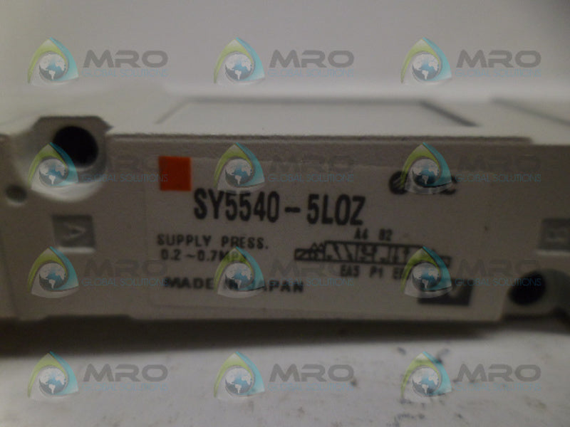 SMC SY5540-5LOZ PNEUMATIC SOLENOID VALVE NSNP