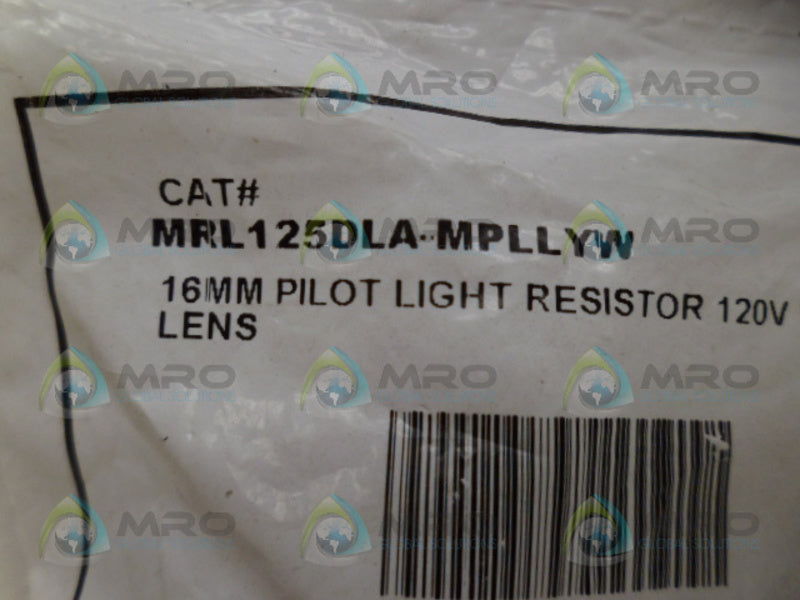 C3CONTROLS MRL125DLA-MPLLYW RESISTOR LIGHT NSMP