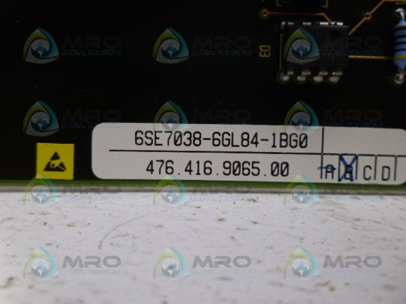 SIEMENS 6SE7038-6GL84-1BG0 INTERFACE BOARD NSNP