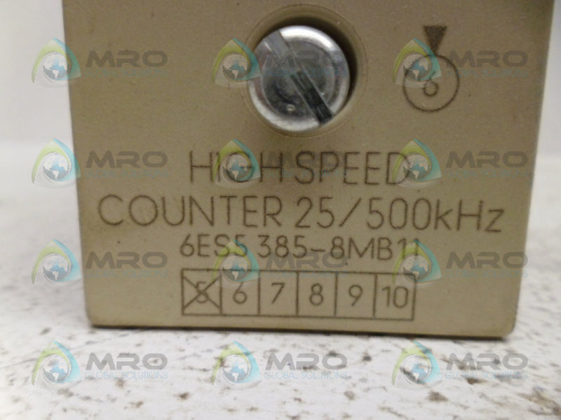 SIEMENS SIMATIC S5 6ES5385-8MB11 HIGH SPEED COUNTER NSNP
