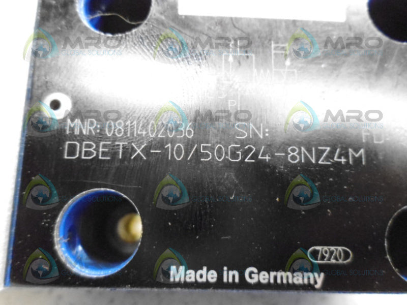 REXROTH DBETX-10/50G24-8NZ4M VALVE NSNP