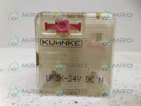 KUHNKE UF3X-24V RELAY UNMP