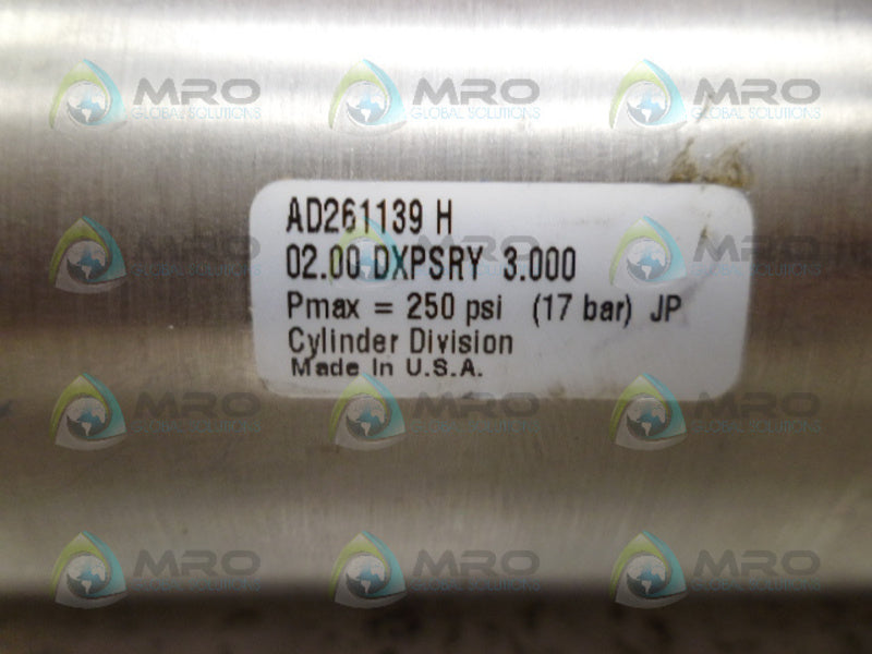 PARKER 02.00DXPSRY3.000 CYLINDER NSNP