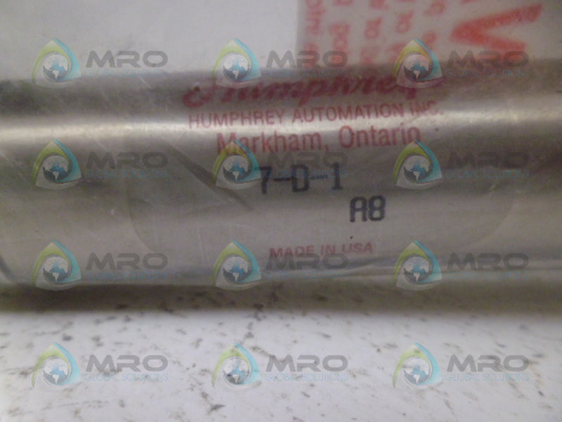 HUMPHREY 7-D-1 PNEUMATIC CYLINDER NSMP