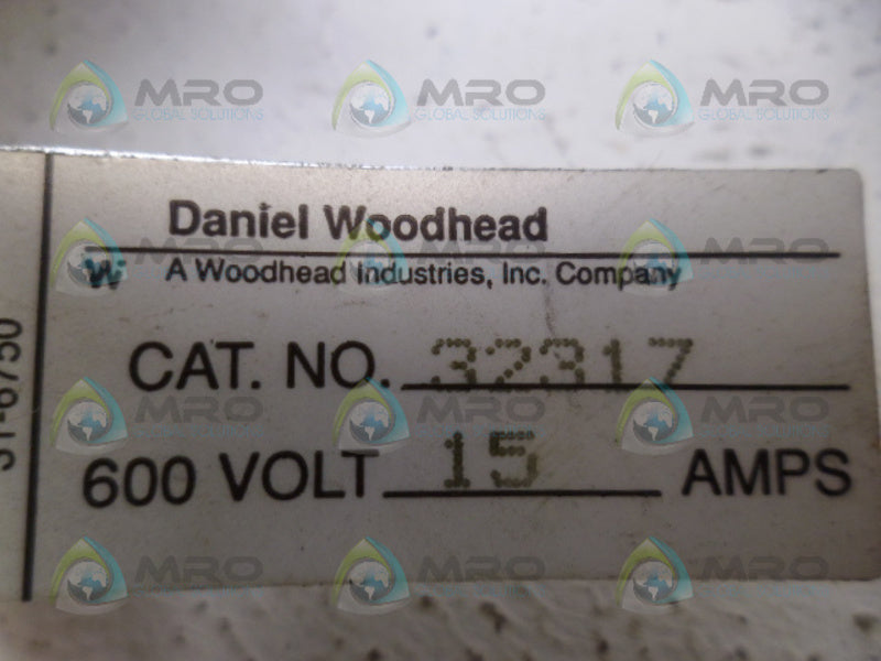 DANIEL WOODHEAD 32317 RECEPTACLE UNMP