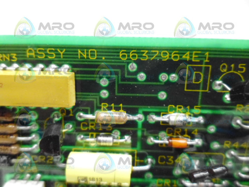 BAILEY 6637964E1 CONTROL BOARD NSNP