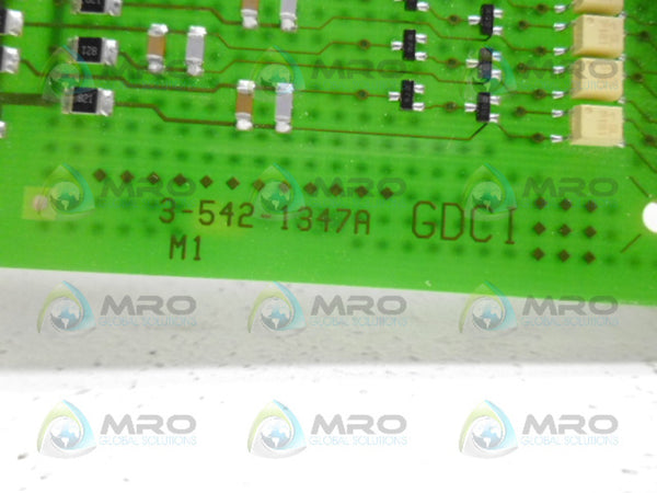 CINCINNATI MILACRON DCI32 3-542-1347A PC CONTROL BOARD NSNP