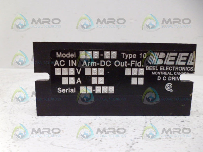 BEEL 488-00 POWER SUPPLY TYPE 10 NSNP