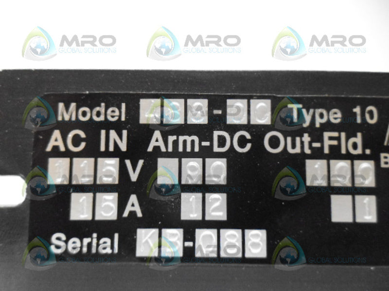 BEEL 488-00 POWER SUPPLY TYPE 10 NSNP