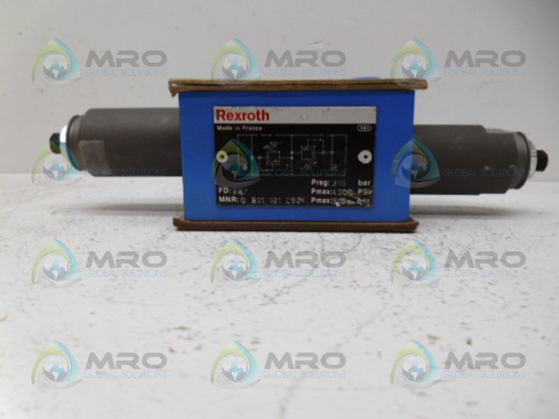 REXROTH 0811101292 HYDRAULIC VALVE NSNP