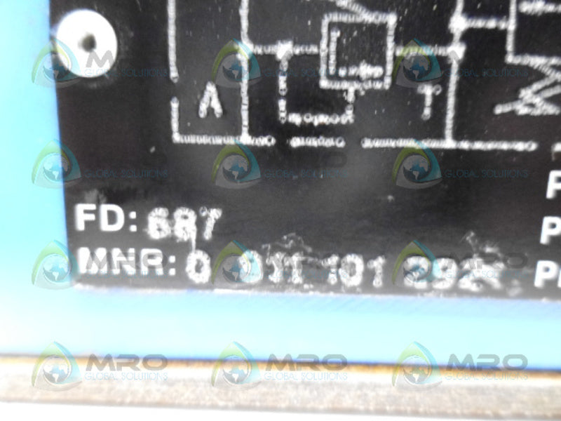 REXROTH 0811101292 HYDRAULIC VALVE NSNP