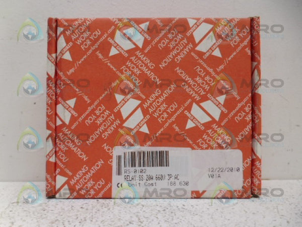 CARLO GAVAZZI RJ3A60A20E RELAY NSMP