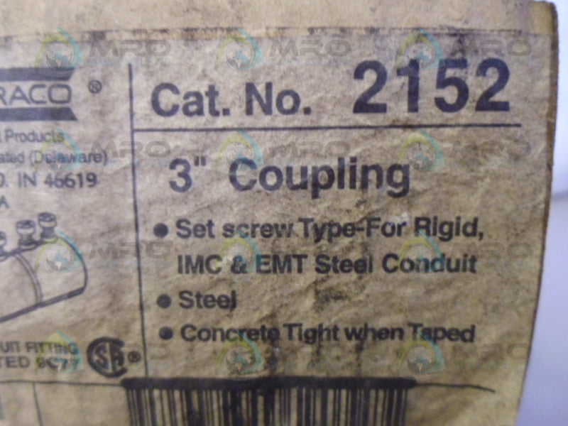 RACO 2152 3" COUPLING NSMP