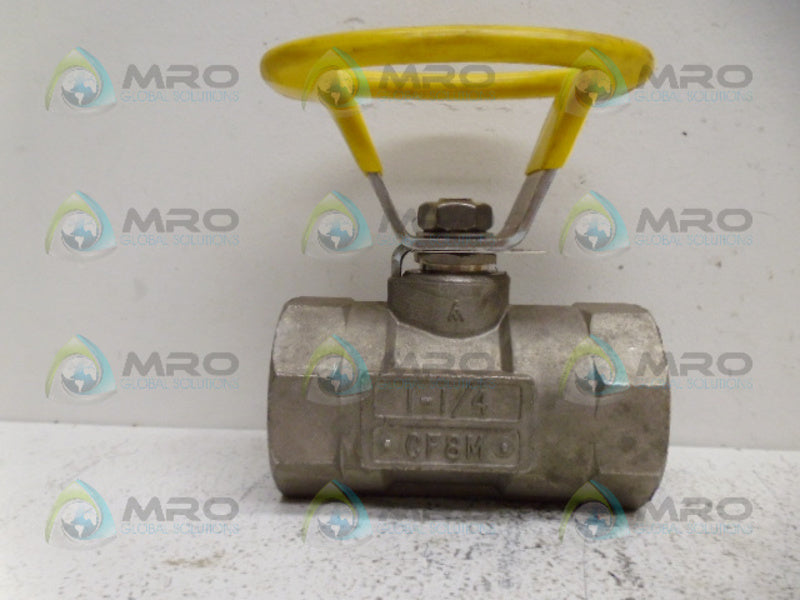 WATTS S-8100-M1 BALL VALVE 1-1/4 NSMP