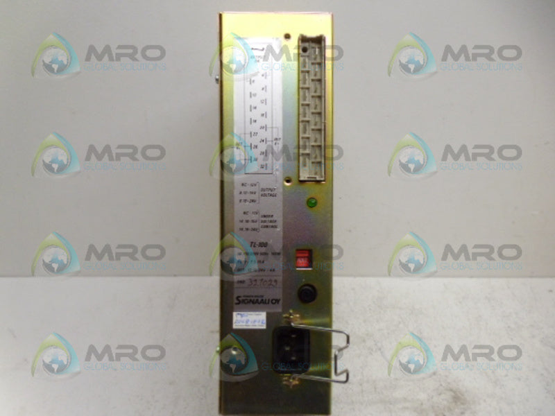 SIGNAALI TL-100 POWER SUPPLY UNMP