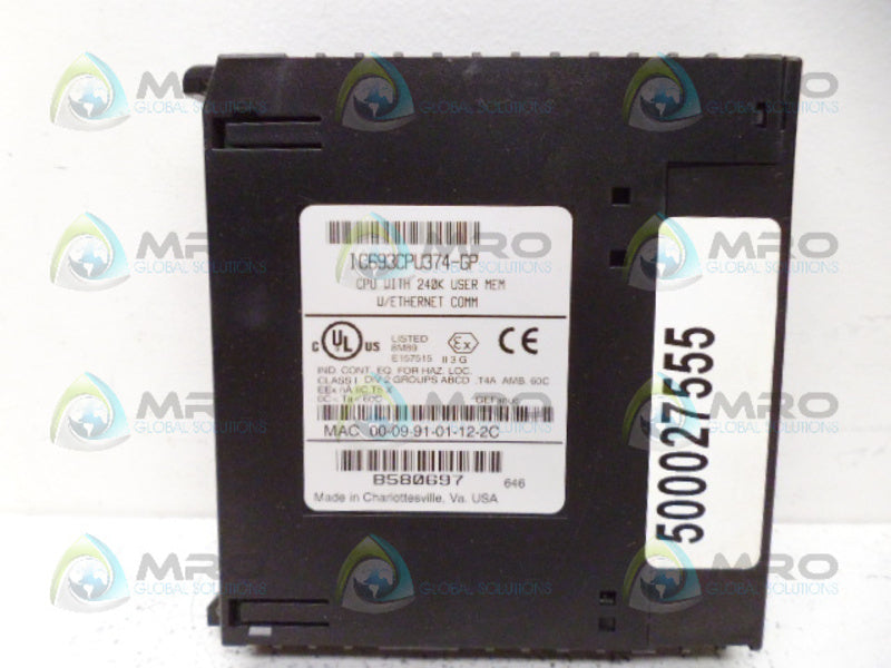 GE FANC IC693CPU374-GP  NSNP