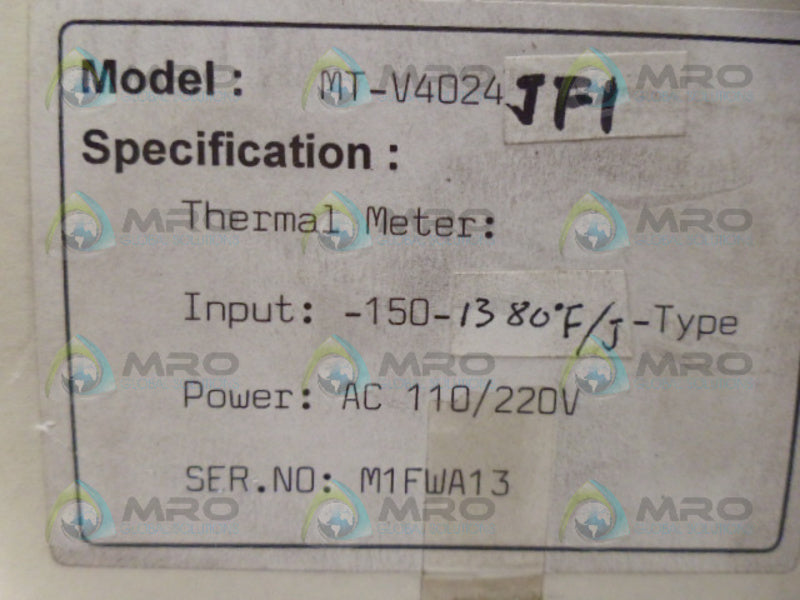 EXTECH MT-V4024JF1 THERMAL METER -150-1380 NSMP