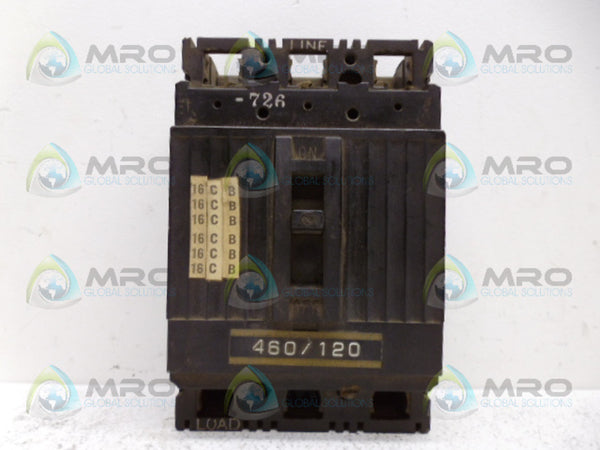 GENERAL ELECTRIC TEF136015 CIRCUIT BREAKER UNMP