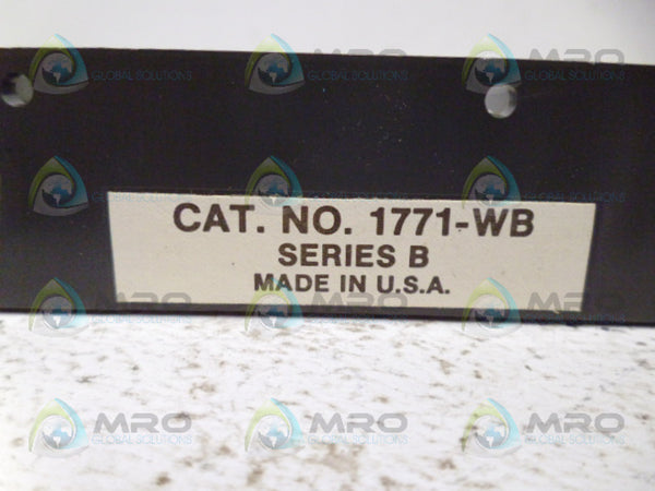 ALLEN BRADLEY 1771-WB TERMINAL WIRING ARM NSMP