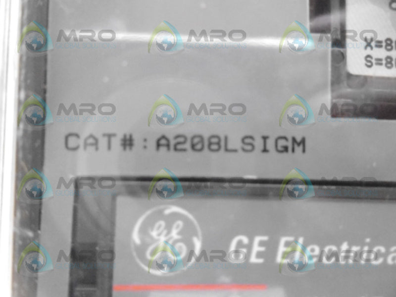 GENERAL ELECTRIC A208LSIGM TRIP UNIT NSNP
