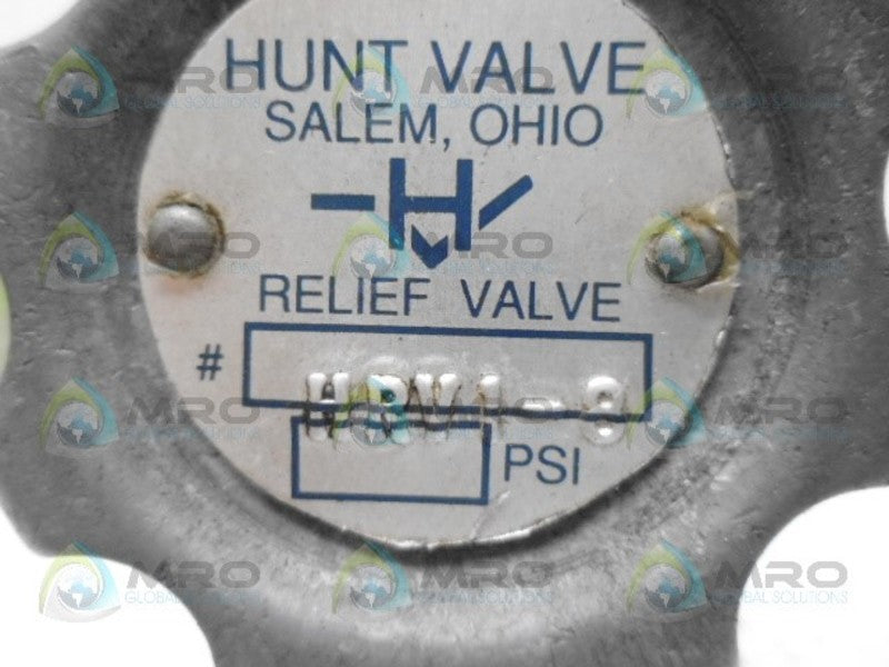 HUNT HRV1-8 RELIEF VALVE NSNP