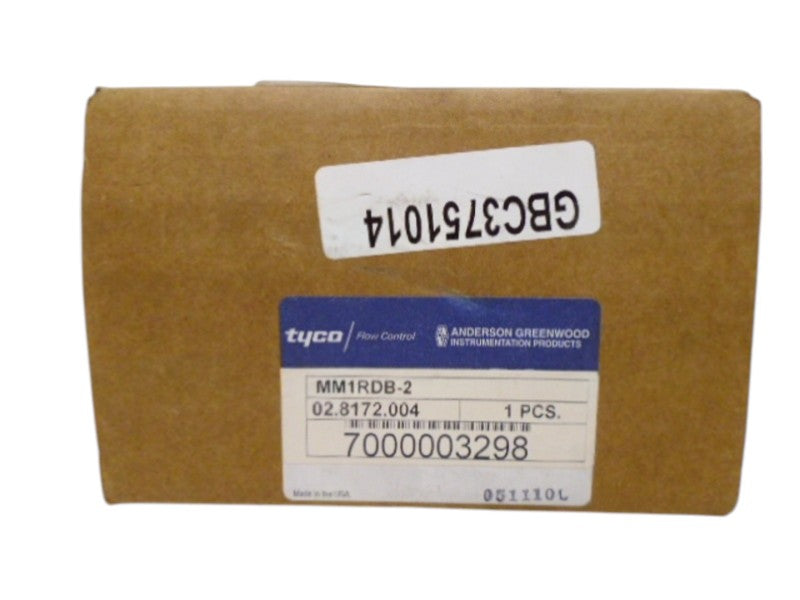 TYCO MM1RDB-2 VALVE NSMP