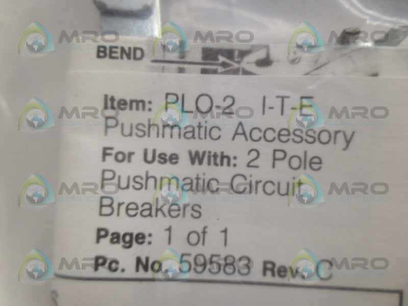 SIEMENS PLO-2 BREAKER SEAL NSMP