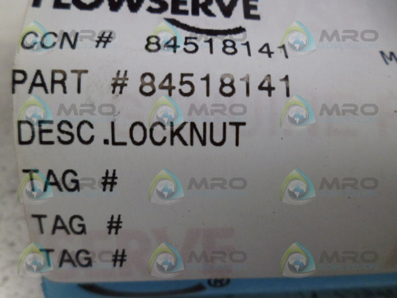 FLOWSERVE 84518141 LOCKNUT NSMP
