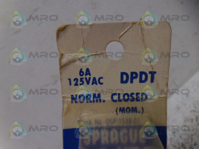 SPRAGUE DPDT TOGGLE SWITCH NSMP