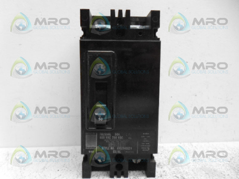 WESTINGHOUSE FB2050L CIRCUIT BREAKER UNMP