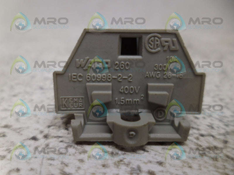 WAGO 60998-2-12 TERMINAL BLOCK NSNP