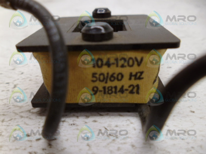 CUTLER HAMMER  9-1814-21 SOLENOID COIL UNMP