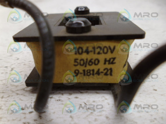 CUTLER HAMMER  9-1814-21 SOLENOID COIL UNMP