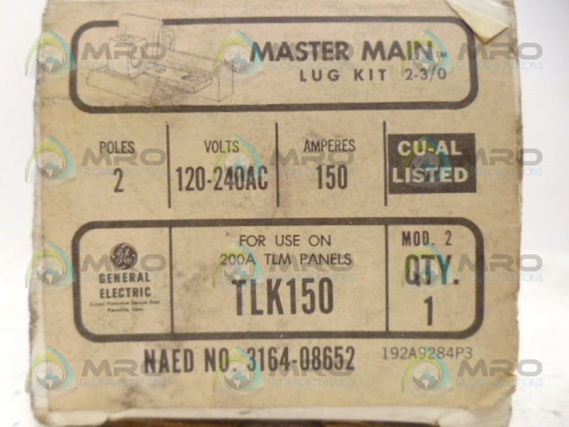 GENERAL ELECTRIC TLK150 LUG KIT NSMP