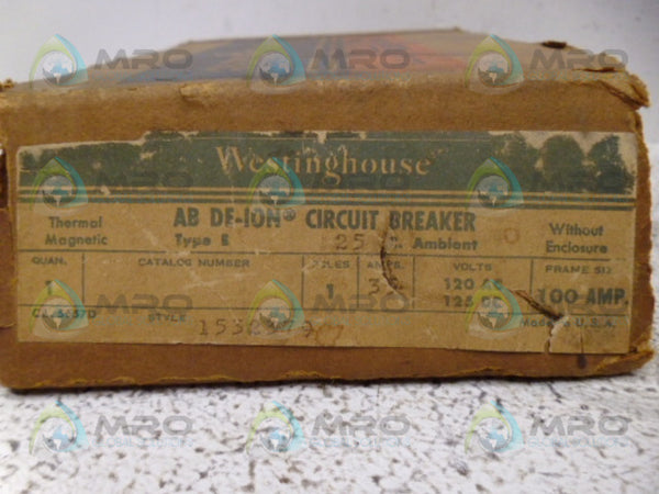 WESTINGHOUSE 1532379 1P 35A CIRCUIT BREAKER NSMP