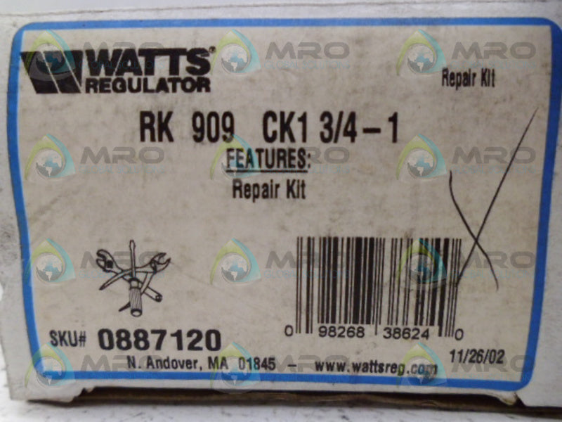 WATTS RK909-CK1-3/4-1 REPAIR KIT NSMP