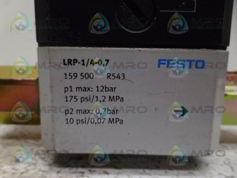 FESTO LRP-1/4-0,7 PRESSURE REGULATOR NSNP