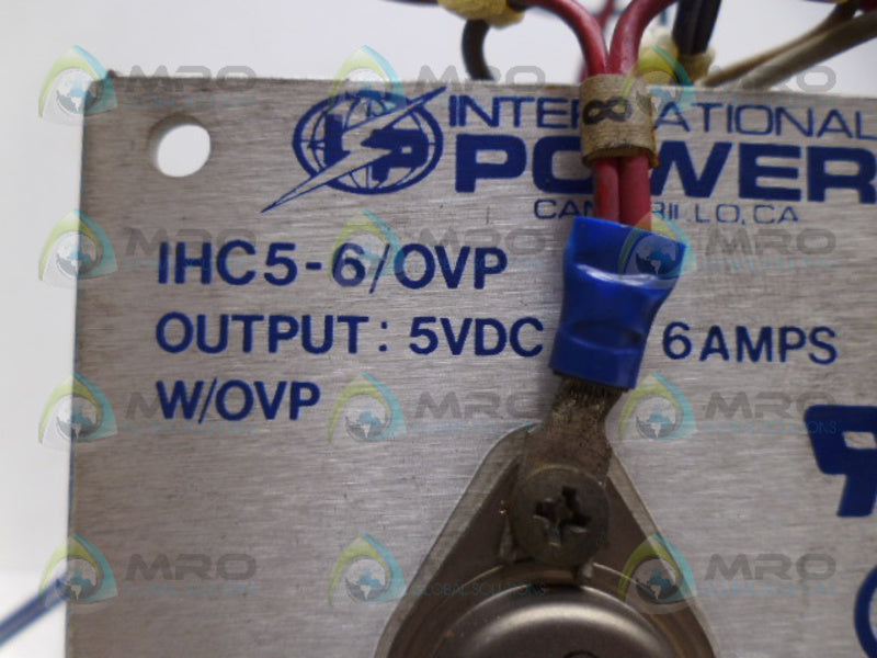 INTERNATIONAL POWER IHC5-6/OVP POWER SUPPLY UNMP