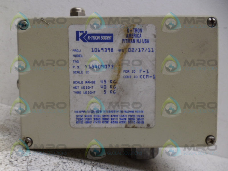 K-TRON 1069398 MODULE UNMP