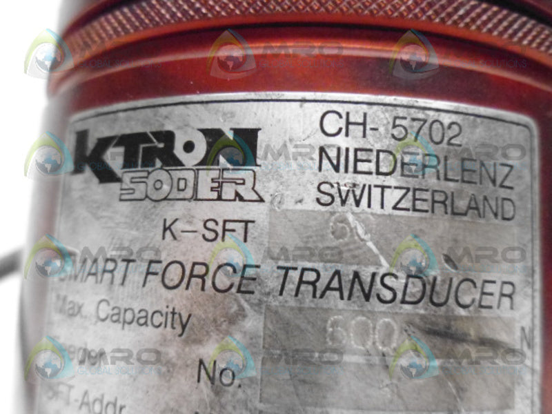 K-TRON K-SFT-60 TRANSDUCER LOAD CELL UNMP