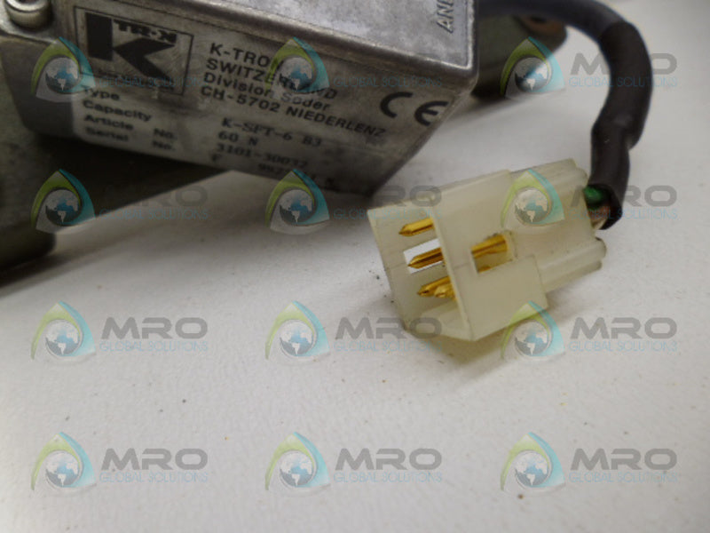 K-TRON K-SFT-6 3101000940 FORCE TRANSDUCER UNMP