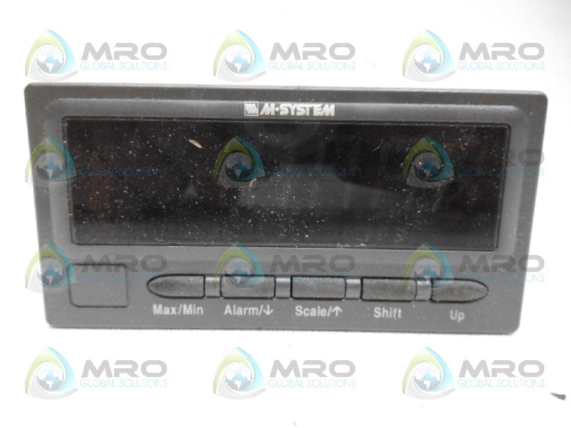M-SYSTEM 47LPA-100R-M2 PANEL METER UNMP