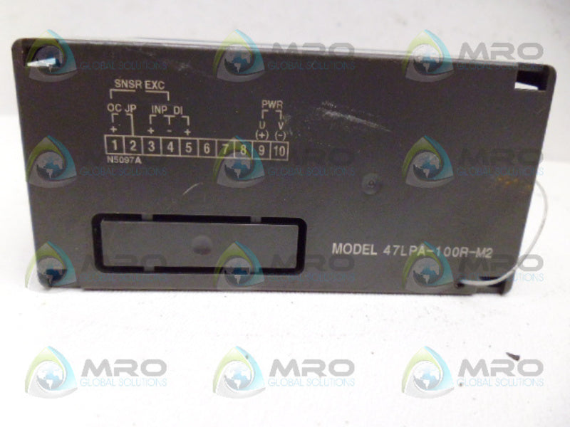 M-SYSTEM 47LPA-100R-M2 PANEL METER UNMP